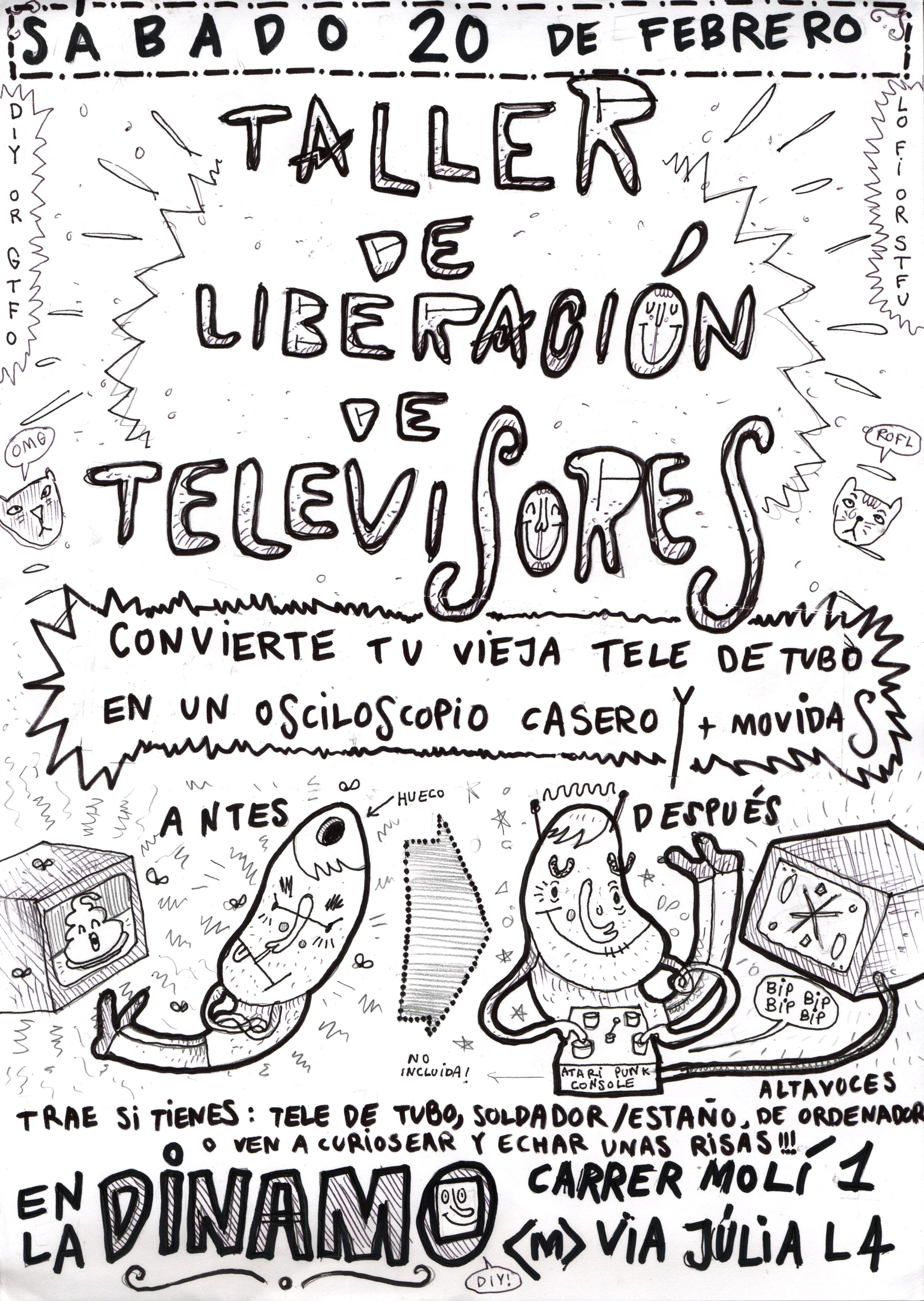 Taller de Liberación de TV.sWorkshop d´alliberament de TV.s